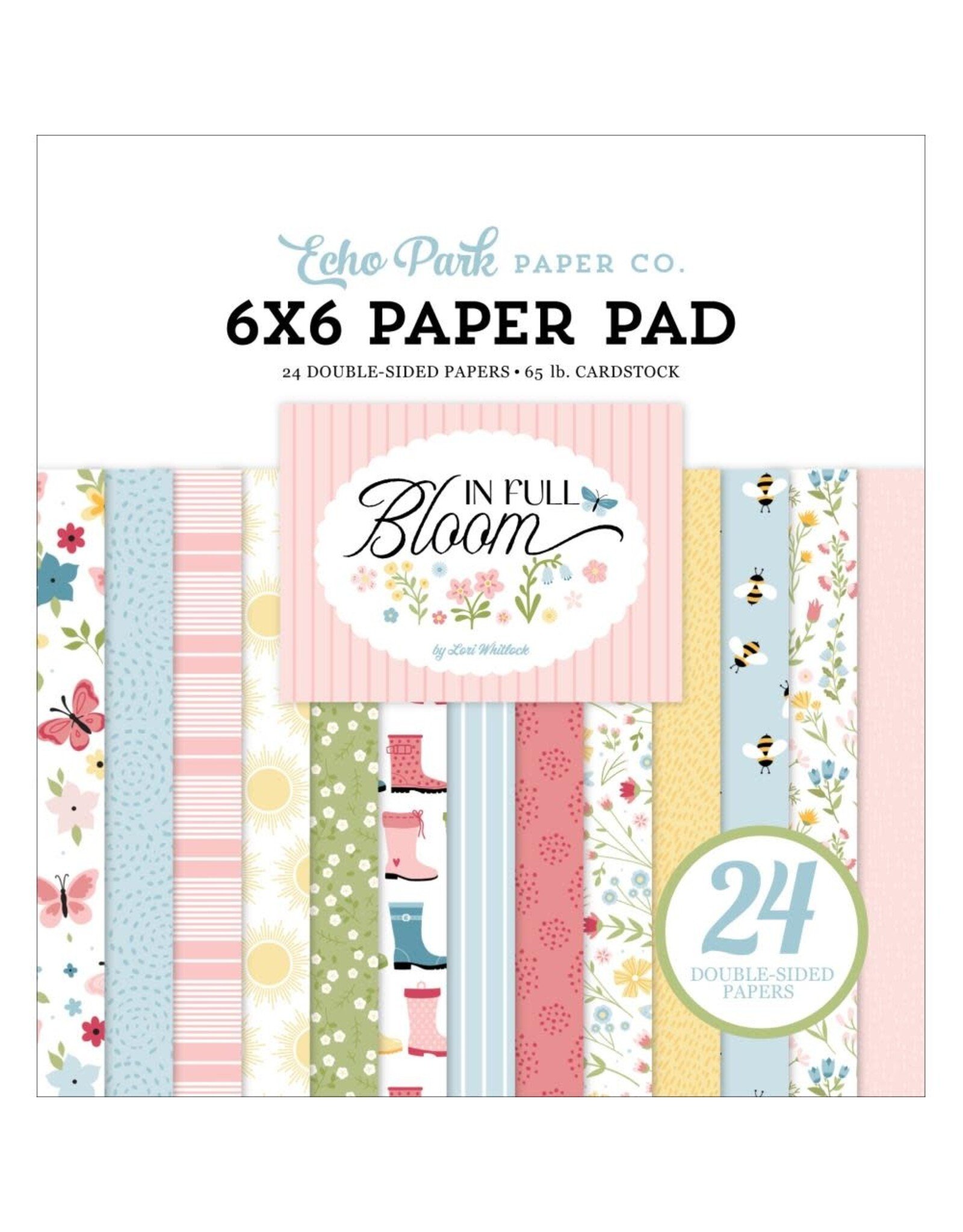 ECHO PARK PAPER ECHO PARK IN FULL BLOOM 6x6 PAPER PAD 24 SHEETS