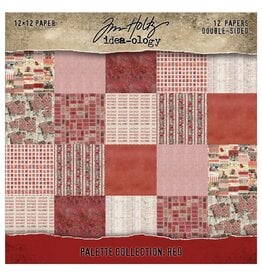 ADVANTUS TIM HOLTZ IDEA-OLOGY PALETTE COLLECTION RED 12x12 DOUBLE SIDED CARDSTOCK