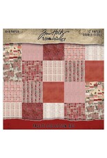 ADVANTUS TIM HOLTZ IDEA-OLOGY PALETTE COLLECTION RED 8x8 DOUBLE SIDED CARDSTOCK