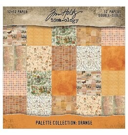 ADVANTUS TIM HOLTZ IDEA-OLOGY PALETTE COLLECTION ORANGE 12x12 DOUBLE SIDED CARDSTOCK