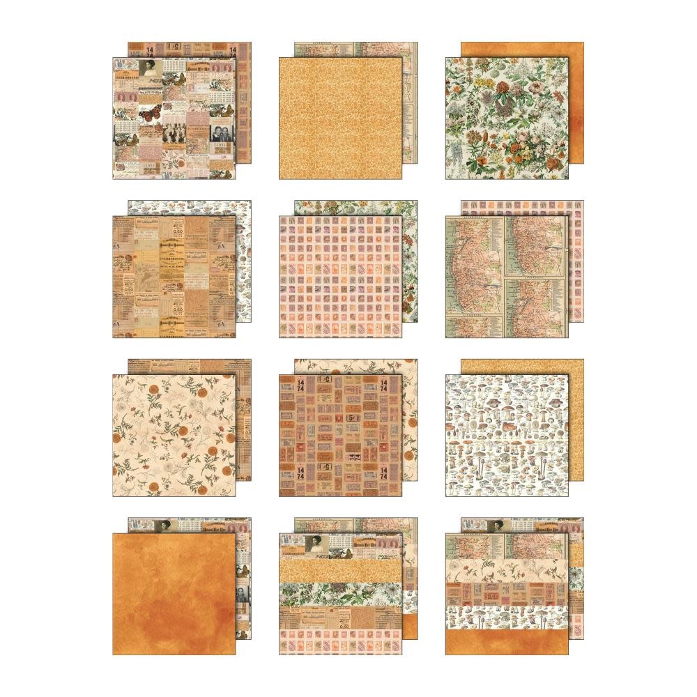 ADVANTUS TIM HOLTZ IDEA-OLOGY PALETTE COLLECTION ORANGE 12x12 DOUBLE SIDED CARDSTOCK