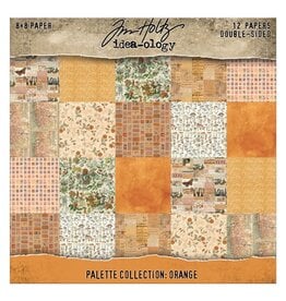 ADVANTUS TIM HOLTZ IDEA-OLOGY PALETTE COLLECTION ORANGE 8x8 DOUBLE SIDED CARDSTOCK