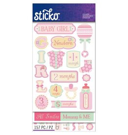AMERICAN CRAFTS AMERICAN CRAFTS STICKO BABY GIRL  FLIP PACK