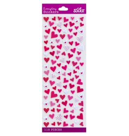 AMERICAN CRAFTS AMERICAN CRAFTS STICKO HEARTS THEMED STICKERS