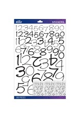 EK SUCCESS STICKO BLACK WENDY NUMBERS STICKERS VARIETY PACK