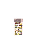 EK SUCCESS AMERICAN CRAFTS STICKO CONSTRUCTION ZONE DIMENSIONAL STICKERS