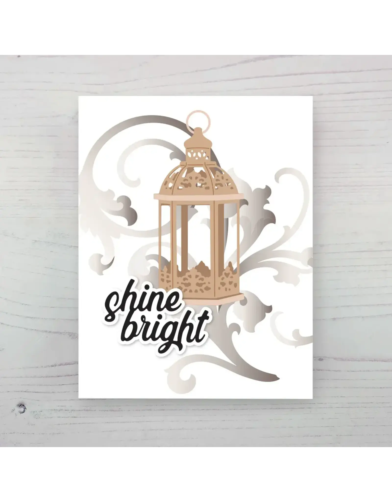 ALTENEW ALTENEW ELEGANT FLOURISH 3D EMBOSSING FOLDER AND STENCIL SET BUNDLE