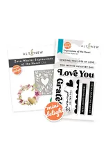 ALTENEW ALTENEW MINI DELIGHT: EXPRESSIONS OF THE HEART CLEAR STAMP & DIE SET