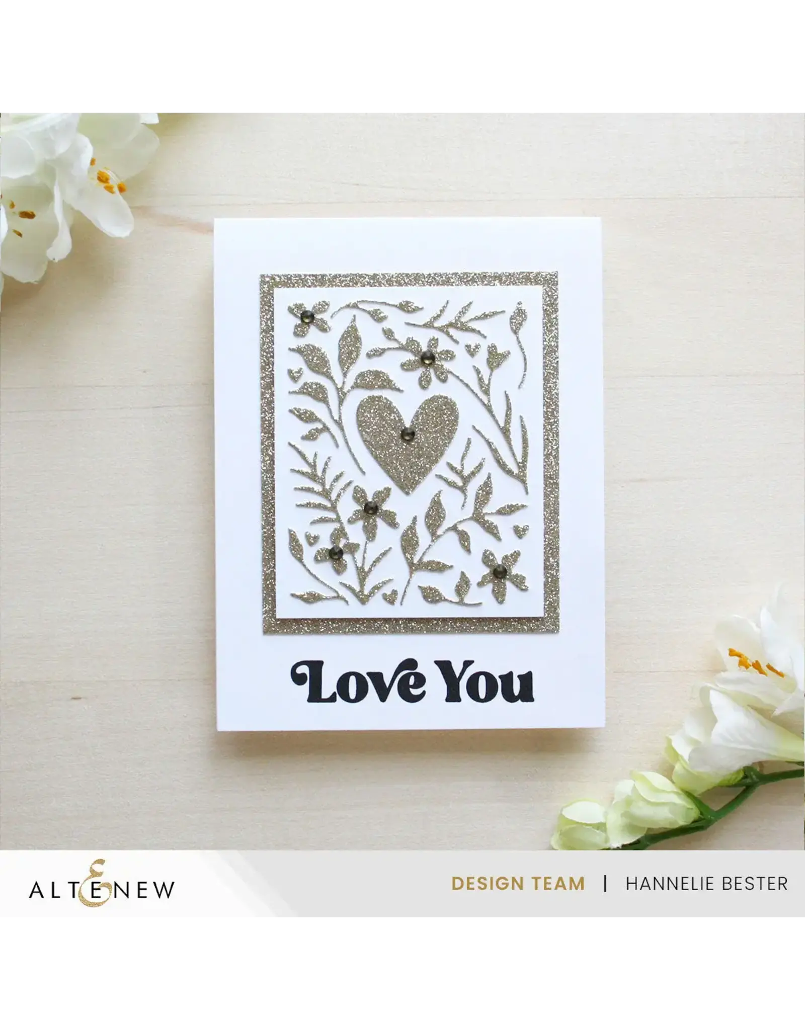 ALTENEW ALTENEW MINI DELIGHT: EXPRESSIONS OF THE HEART CLEAR STAMP & DIE SET
