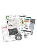 ALTENEW ALTENEW CRAFT YOUR LIFE PROJECT KIT: STITCHED WITH LOVE ADD-ON CLEAR STAMP, STENCIL SET, 3D EMBOSSING FOLDER AND DIE SET BUNDLE