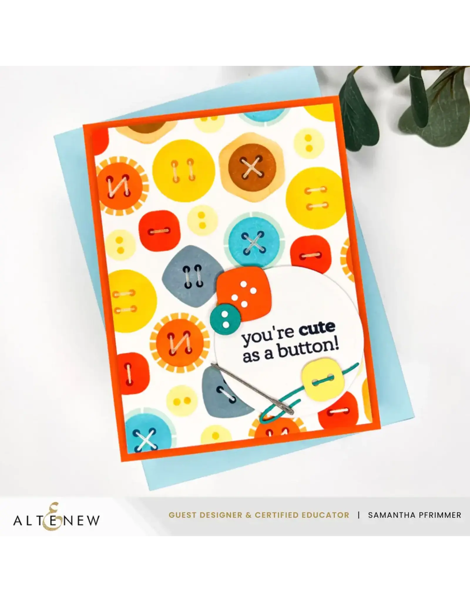 ALTENEW ALTENEW CRAFT YOUR LIFE PROJECT KIT: STITCHED WITH LOVE ADD-ON CLEAR STAMP, STENCIL SET, 3D EMBOSSING FOLDER AND DIE SET BUNDLE