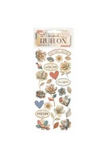 STAMPERIA STAMPERIA FAMILY PATCHWORK FLOWERS RUB-ON