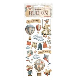 STAMPERIA STAMPERIA FAMILY AIR BALLOONS RUB-ON