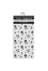 STAMPERIA STAMPERIA FAMILY SMALL FLOWER PATTERN 12x25cm STENCIL