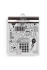 STAMPERIA STAMPERIA FAMILY PATCHWORK 20x25cm STENCIL