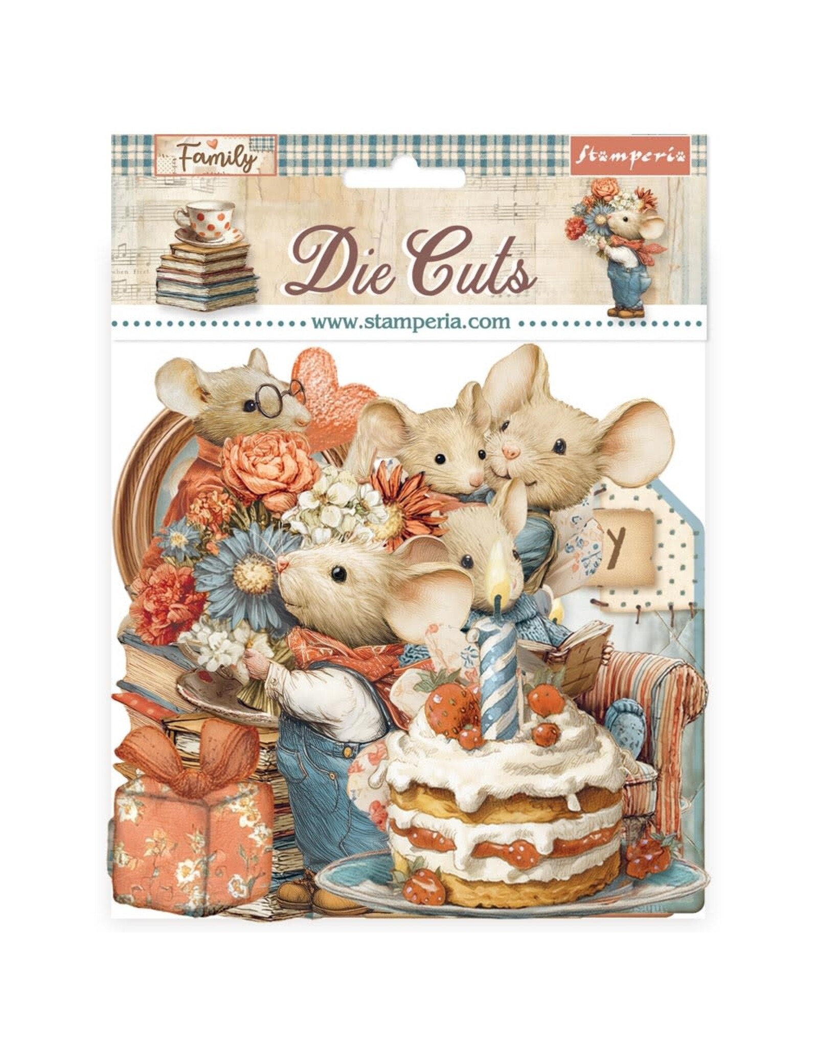 STAMPERIA STAMPERIA FAMILY CHIPBOARD DIE CUTS