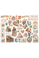 STAMPERIA STAMPERIA FAMILY CHIPBOARD DIE CUTS