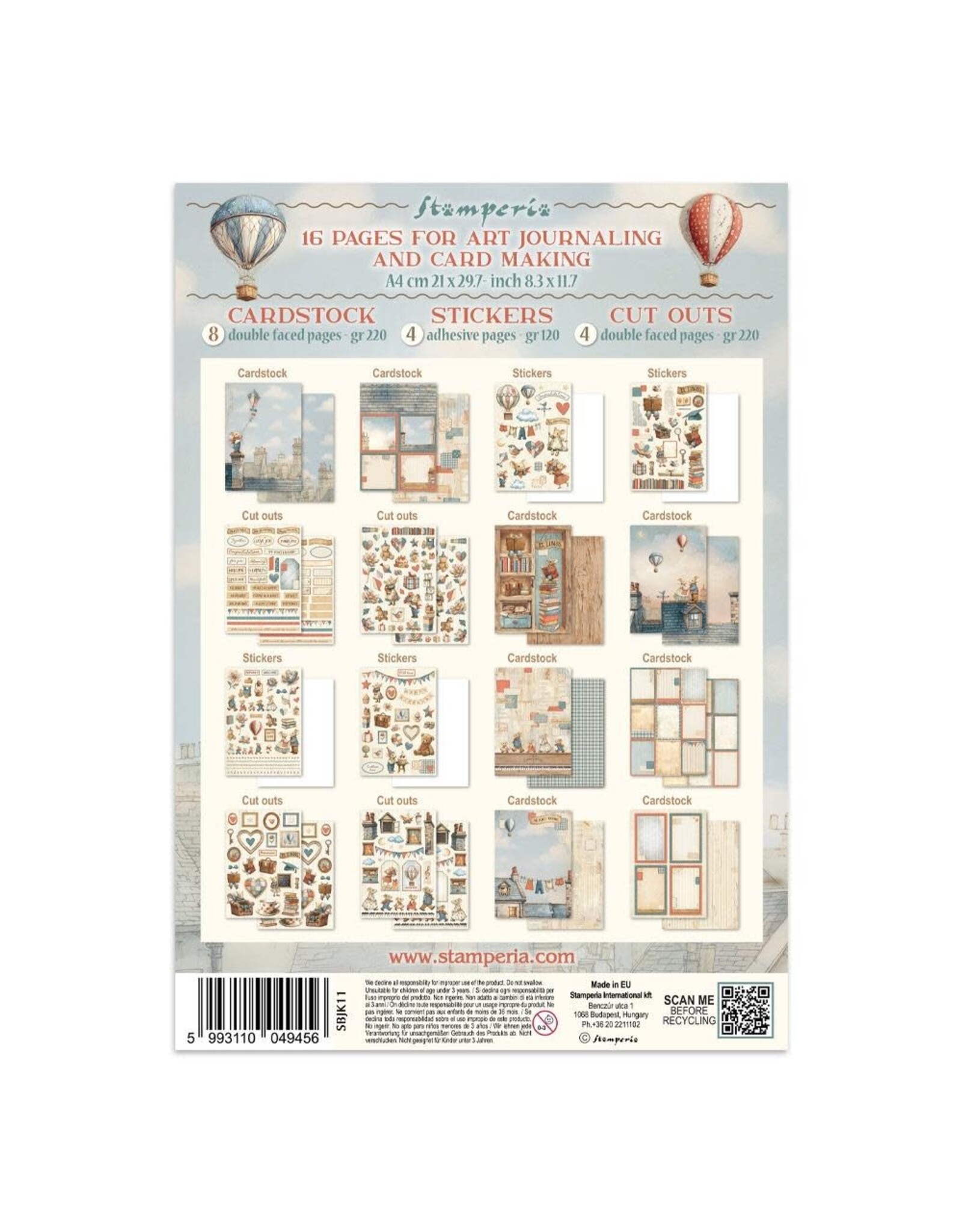 STAMPERIA STAMPERIA FAMILY JUNK JOURNAL