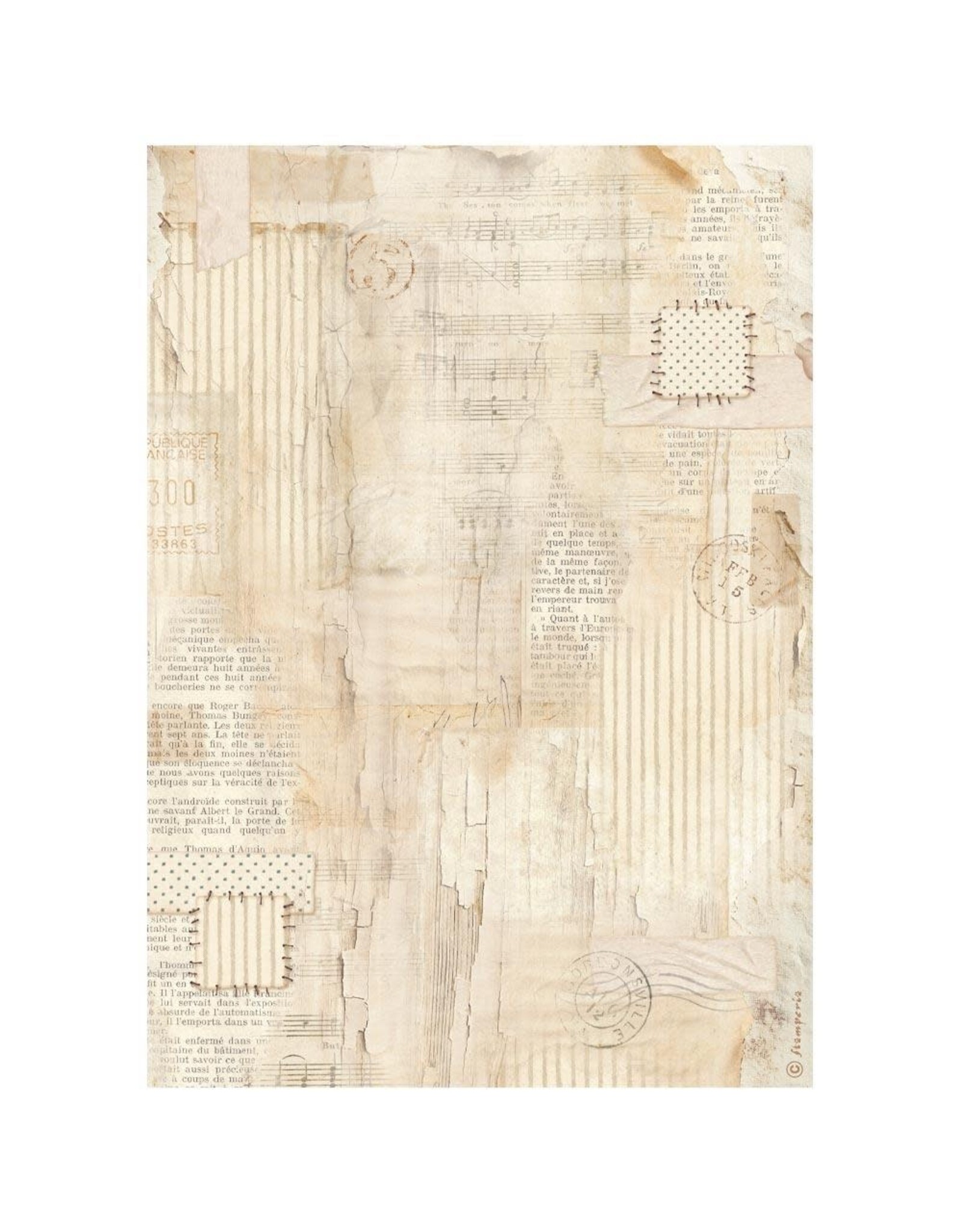 STAMPERIA STAMPERIA FAMILY ASSORTED A4 RICE PAPER 6/PK