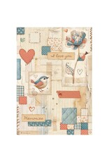 STAMPERIA STAMPERIA FAMILY ASSORTED A4 RICE PAPER 6/PK