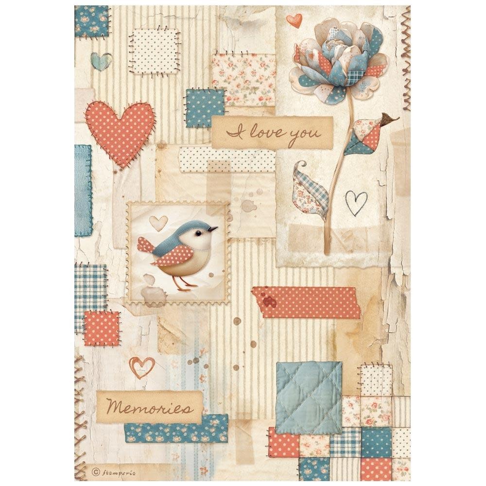 STAMPERIA STAMPERIA FAMILY ASSORTED A4 RICE PAPER 6/PK
