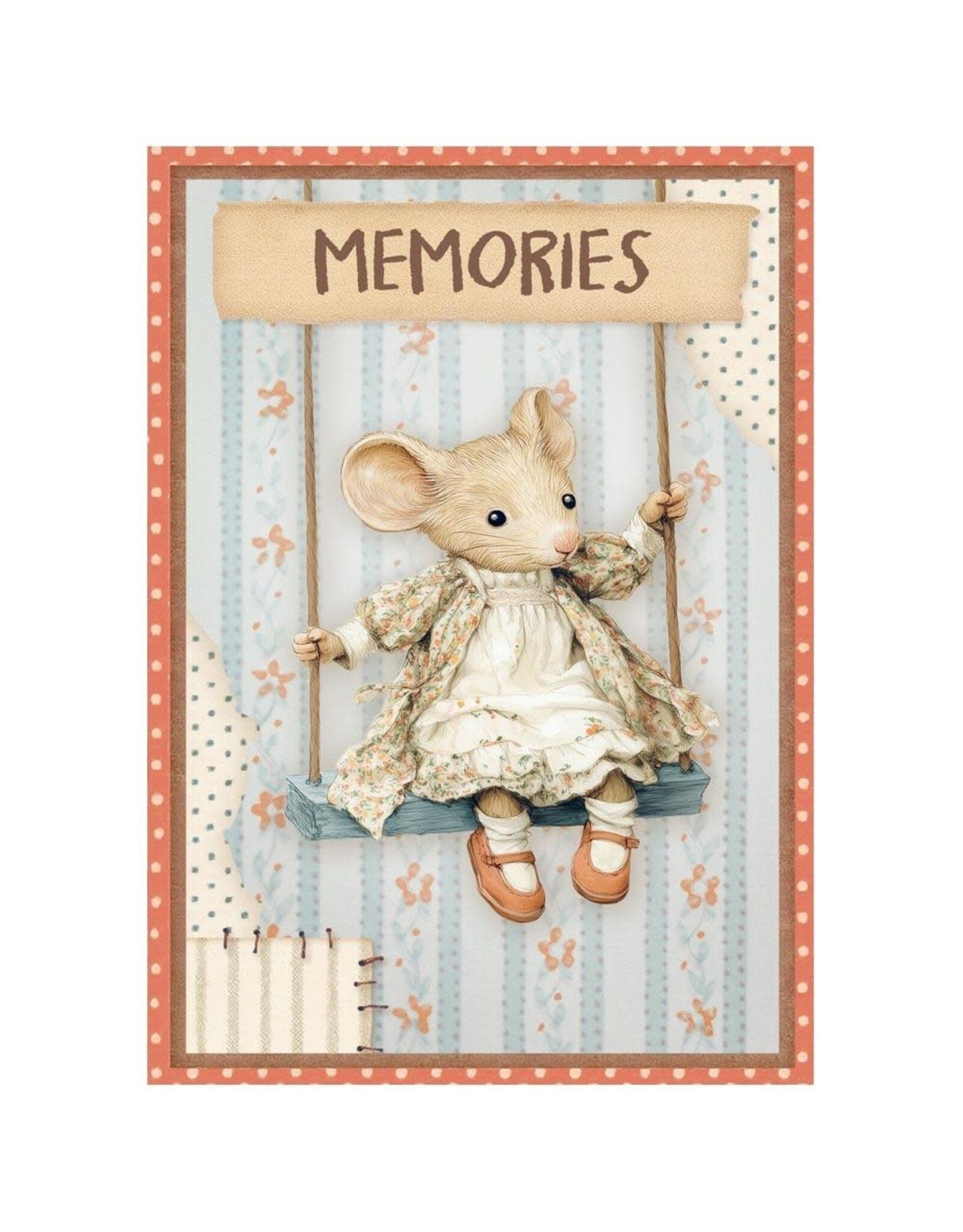 STAMPERIA STAMPERIA FAMILY A6 MINI RICE PAPER 8/PK