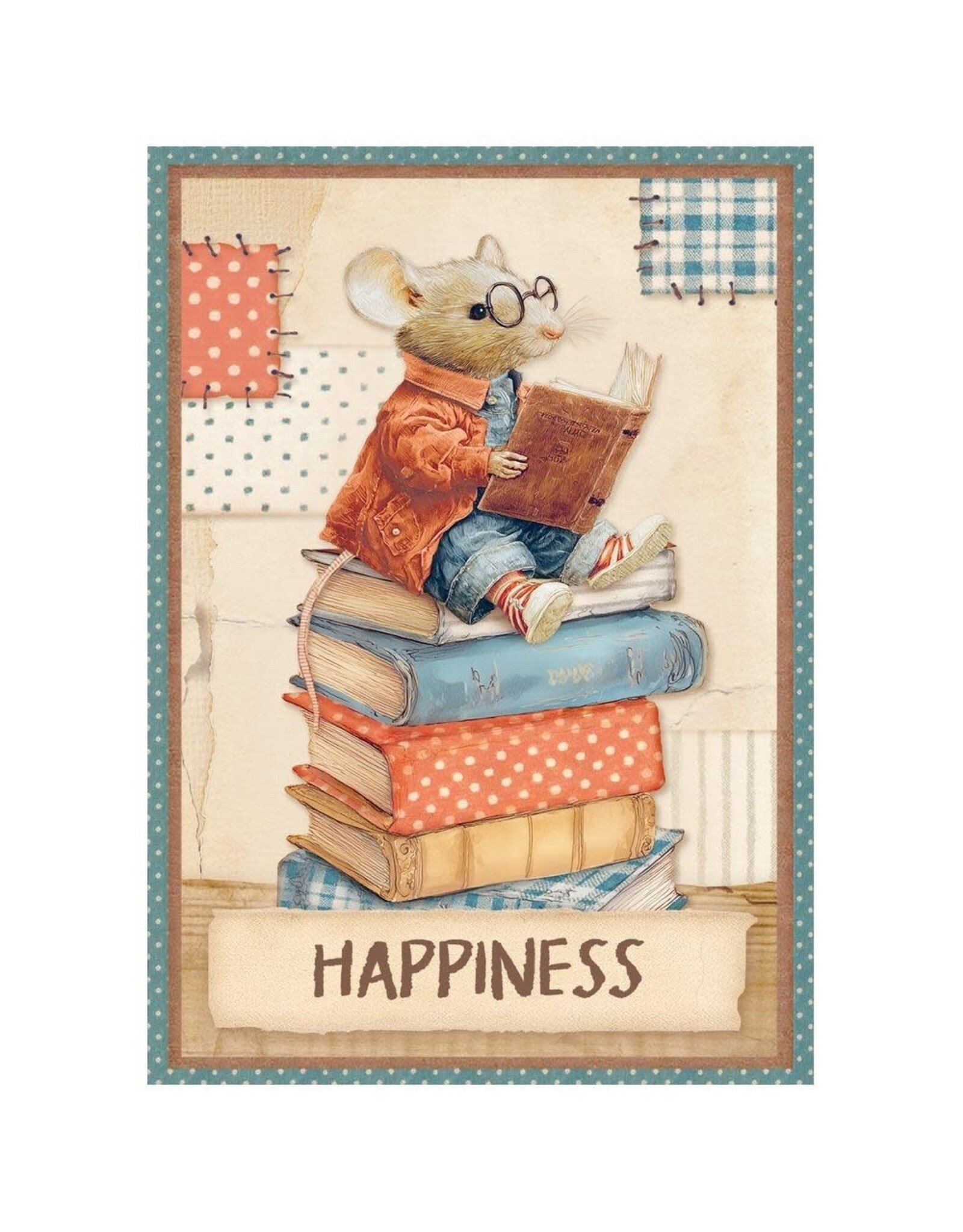 STAMPERIA STAMPERIA FAMILY A6 MINI RICE PAPER 8/PK