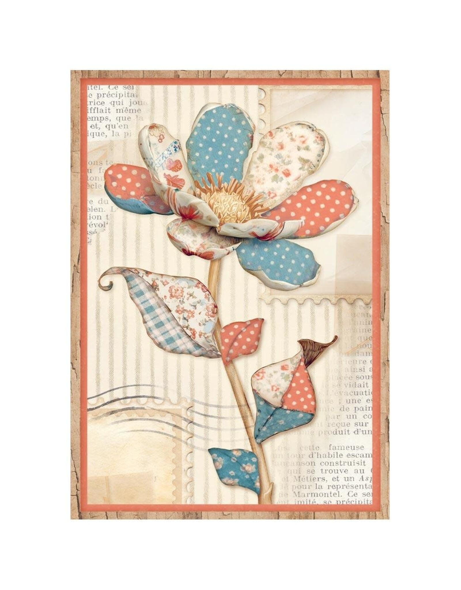 STAMPERIA STAMPERIA FAMILY A6 MINI RICE PAPER 8/PK