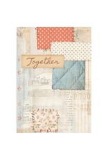 STAMPERIA STAMPERIA FAMILY ASSORTED A6 RICE PAPER DECOUPAGE BACKGROUNDS 10.5X14.8CM 8/PK