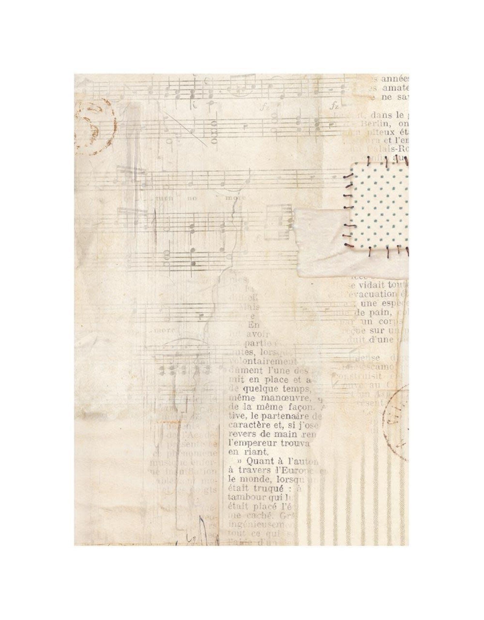 STAMPERIA STAMPERIA FAMILY ASSORTED A6 RICE PAPER DECOUPAGE BACKGROUNDS 10.5X14.8CM 8/PK