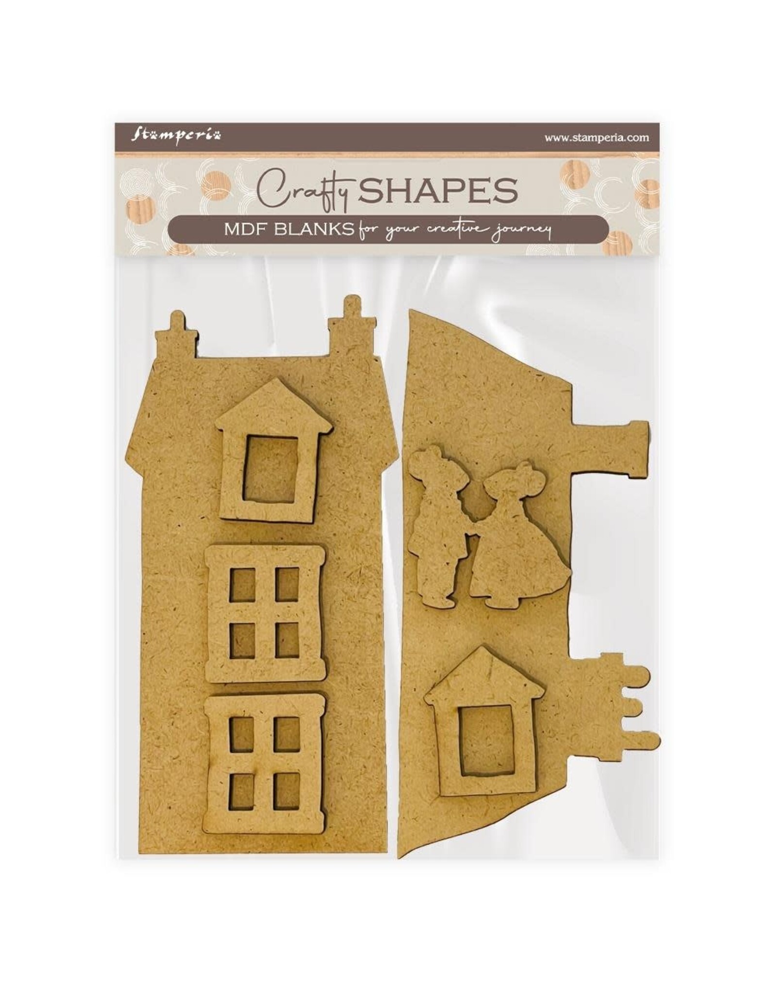 STAMPERIA STAMPERIA FAMILY HOUSE AND MICE CRAFTY SHAPES