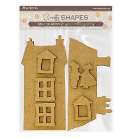 STAMPERIA STAMPERIA FAMILY HOUSE AND MICE CRAFTY SHAPES