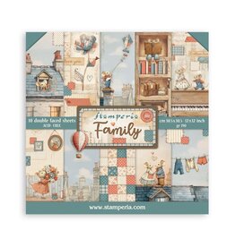 STAMPERIA STAMPERIA FAMILY 12x12 COLLECTION PACK 10 SHEETS