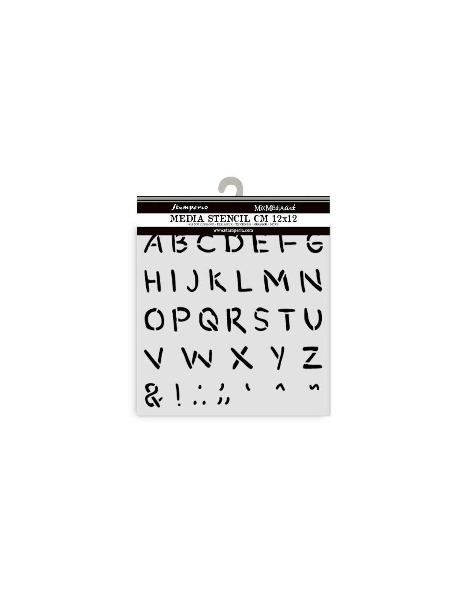 STAMPERIA STAMPERIA BABY ALPHABET 12x12cm STENCIL