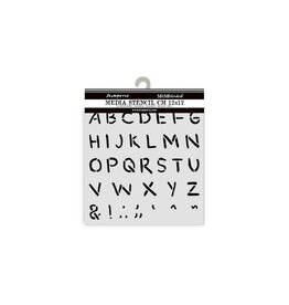 STAMPERIA STAMPERIA BABY ALPHABET 12x12cm STENCIL