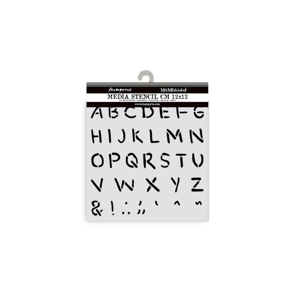 STAMPERIA STAMPERIA BABY ALPHABET 12x12cm STENCIL