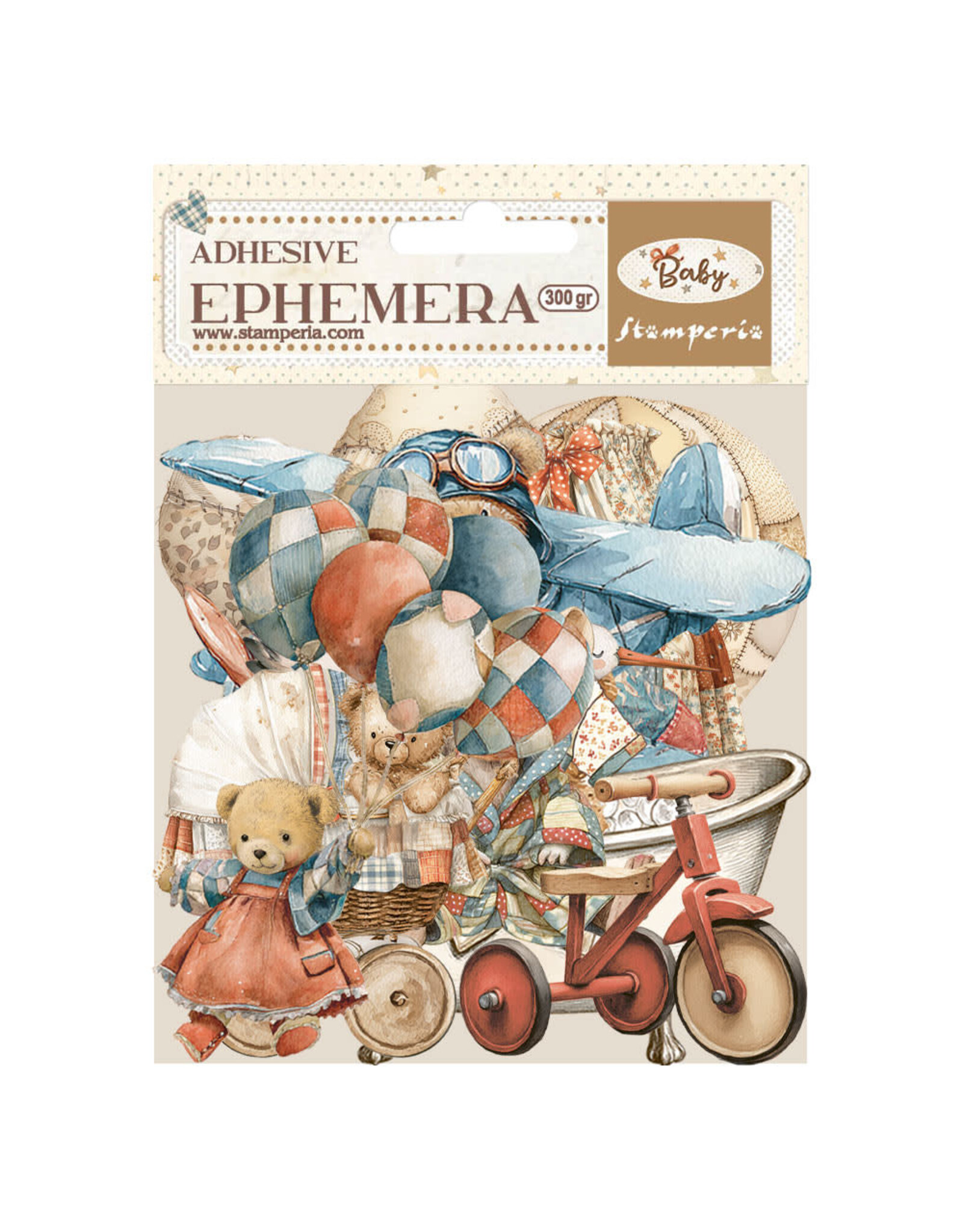 STAMPERIA STAMPERIA BABY EPHEMERA ADHESIVE PAPER CUT OUTS