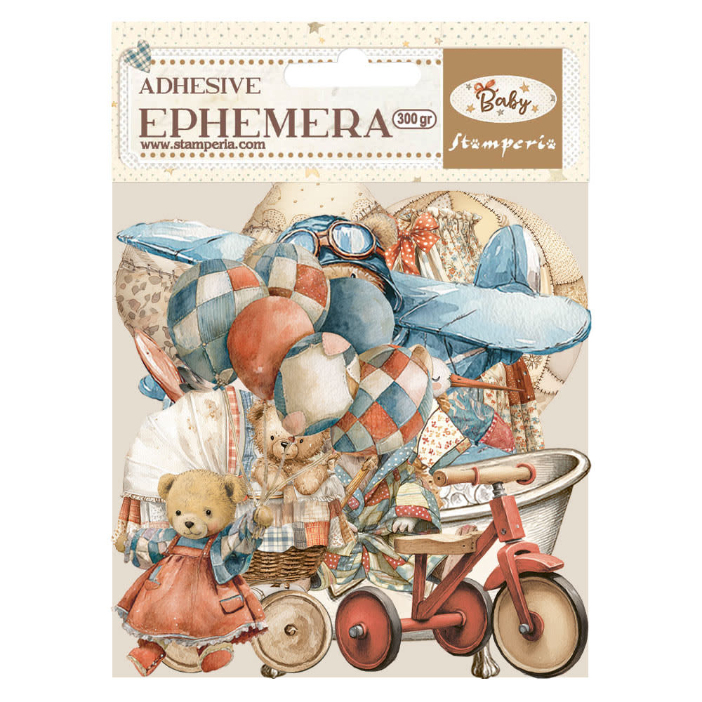 STAMPERIA STAMPERIA BABY EPHEMERA ADHESIVE PAPER CUT OUTS