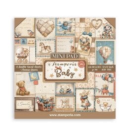 STAMPERIA STAMPERIA BABY 12x12 MINI PAPER PAD 6 SHEETS