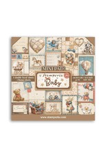 STAMPERIA STAMPERIA BABY 8x8 MINI PAPER PAD 6 SHEETS