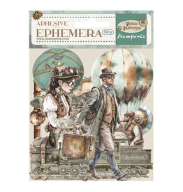 STAMPERIA STAMPERIA VOYAGES FANTASTIQUES EPHEMERA ADHESIVE PAPER CUT OUTS