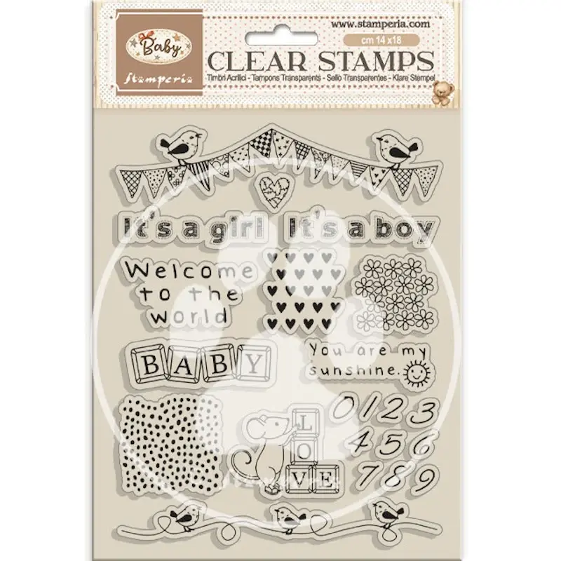 STAMPERIA STAMPERIA BABY CLEAR STAMP SET