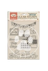 STAMPERIA STAMPERIA FAMILY PARTY CLEAR STAMP SET