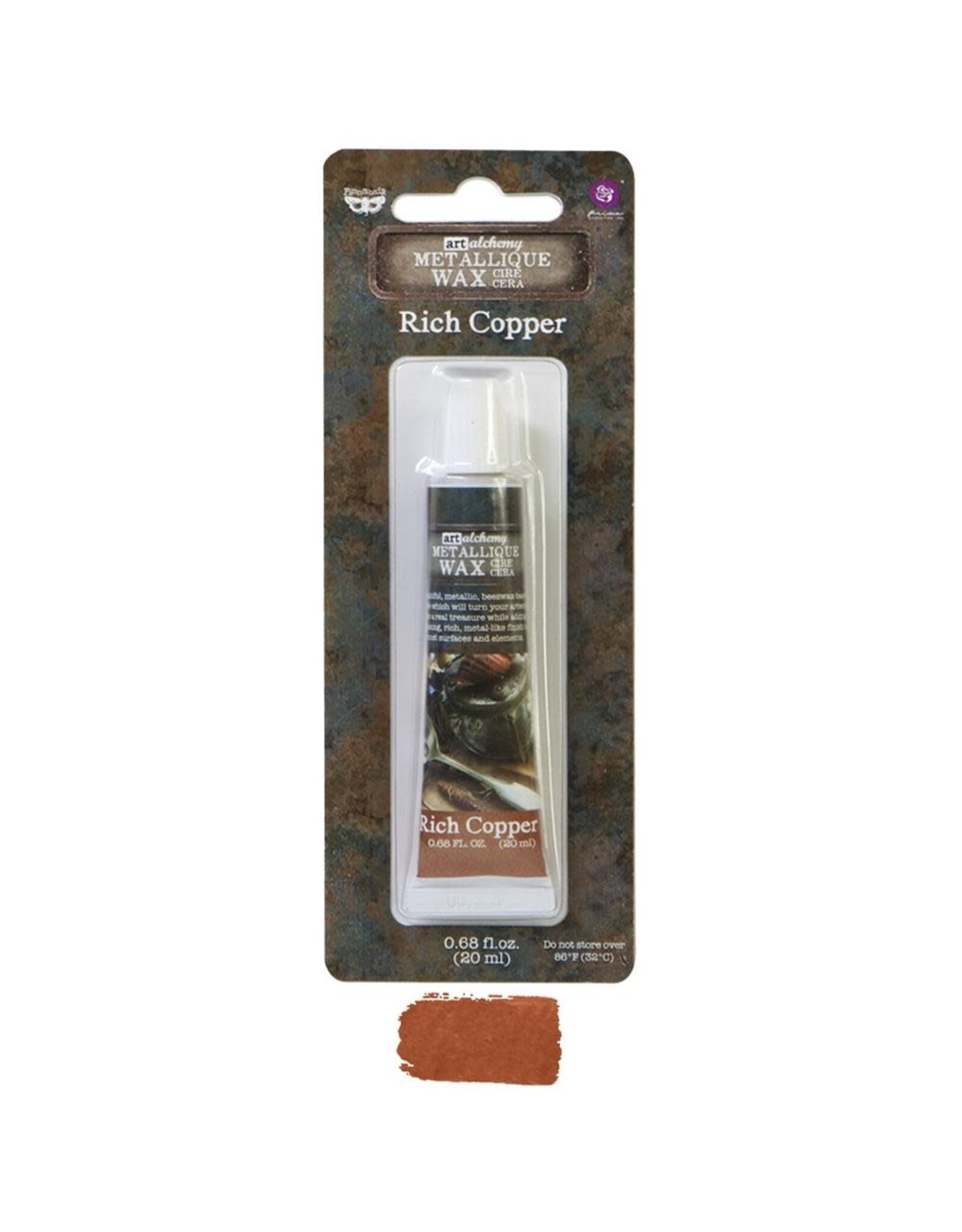 PRIMA PRIMA FINNABAIR ART ALCHEMY RICH COPPER METALLIC WAX 20ML
