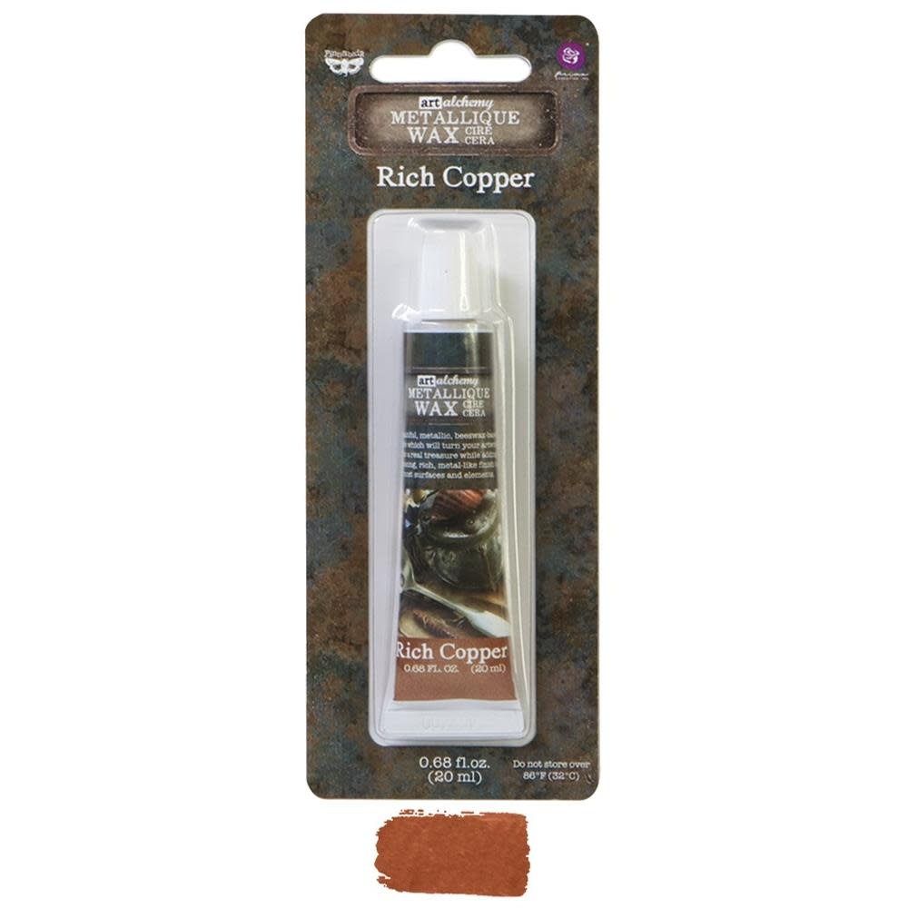 PRIMA PRIMA FINNABAIR ART ALCHEMY RICH COPPER METALLIC WAX 20ML