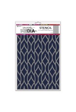 RANGER RANGER DINA WAKLEY MEDIA STENCIL POINTY FENCE 9"X6"