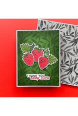 RANGER RANGER SIMON HURLEY CREATE DOTTED LEAVES 6x6 RUBBER BACKGROUND STAMP