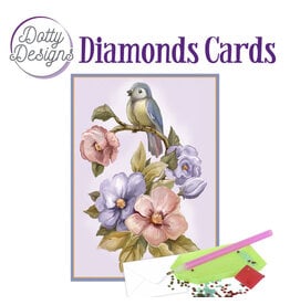 FIND IT FIND IT DOTTY DESIGNS BIRD AND FLOWER DIAMOND CARD KIT