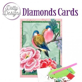 FIND IT FIND IT DOTTY DESIGNS BIRD AND FLOWERS DIAMOND CARD KIT