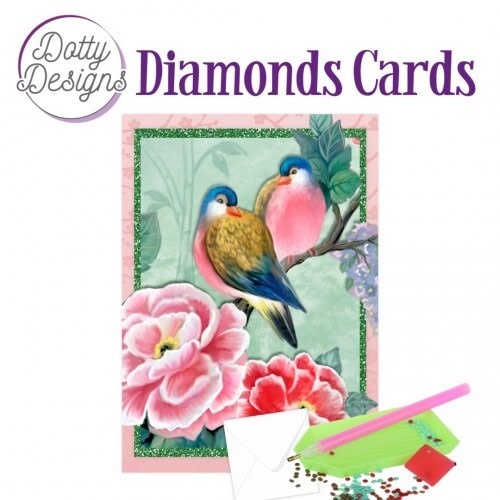 FIND IT FIND IT DOTTY DESIGNS BIRD AND FLOWERS DIAMOND CARD KIT